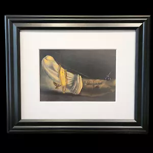 Salvador Dali "Anthropomorphic Bread" Abstract Surrealism Print Framed/Matted - Picture 1 of 4
