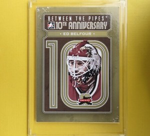 ED BELFOUR  2011  BETWEEN THE PIPES  10th. ANNIV.  #34  Chicago Blackhawks