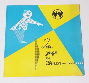 DDR Prospekt VEb Feingerätewerk Weimar 3 Projektor Tonkoppler 1961 - Bild 1 von 2