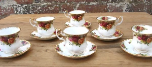 Royal Albert Old Country Roses Coffee Expresso Cups - Picture 1 of 6