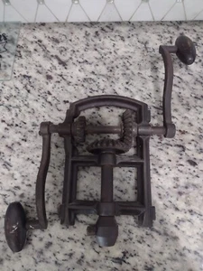Barn Beam Post Auger Drill Press Boring Machine Tool Farm Vintage (No Drill Bit) - Picture 1 of 9