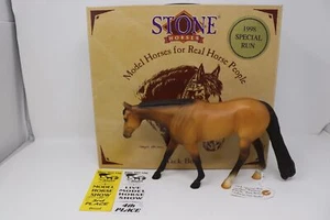 1998 Peter Stone #9636 Dealer SR Catawa Two Socks Buckskin Western Pleasure Hors - Picture 1 of 10