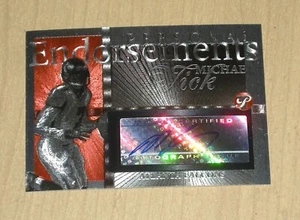 2004 Topps Pristine Michael Vick Autogramm Auto Endorsements - Bild 1 von 2