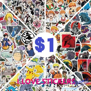 800+ Various 50pcs Cartoon Kids/ Anime/ Movie &TV Stickers Waterproof Skateboard - Picture 1 of 245