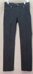 Jolt Jeans Girls Sz 14 Black Denim Cotton Pockets Mid Rise Flat Front Skinny Leg - Picture 1 of 8