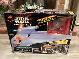 Star Wars: 'Episode I 1999 Naboo Royal Electronic Starship Playset 100% complete
