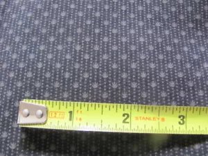 Vintage reproduction quilting weight cotton black tiny design 44" wide x 5 yds - Picture 1 of 2