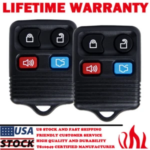 2 Keyless Entry Remote Control Key Fob Clicker Transmitter For Lincoln Town Car - Picture 1 of 15