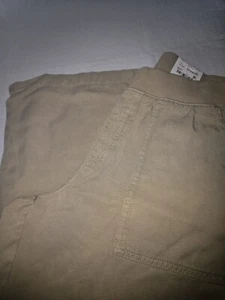 St Johns Bay Womens Wide Leg Crop Bottoms High Waist Comfy Front And Back Pocket - Picture 1 of 3