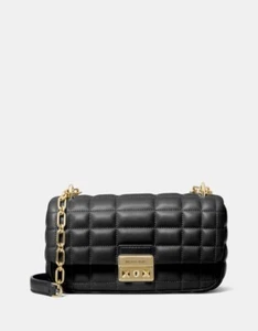 MICHAEL KORS Black Tribeca Small Convertible Chain Shoulder Bag Brand New - Picture 1 of 3