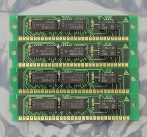 Set 4x Siemens HYB514256BJ-70 256KB 1MB kit 70ns parity 30-pin gold SIMM RAM - Bild 1 von 2