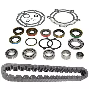 1994-03 Dodge NP231D Transfer Case Rebuild Kit w/ Bearing Gasket Seal Chain Pump - Picture 1 of 4