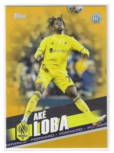 AKE LOBA 2022 TOPPS MAJOR LEAGUE FÚTBOL ORO NOVATO/50 RC NASHVILLE - Imagen 1 de 2