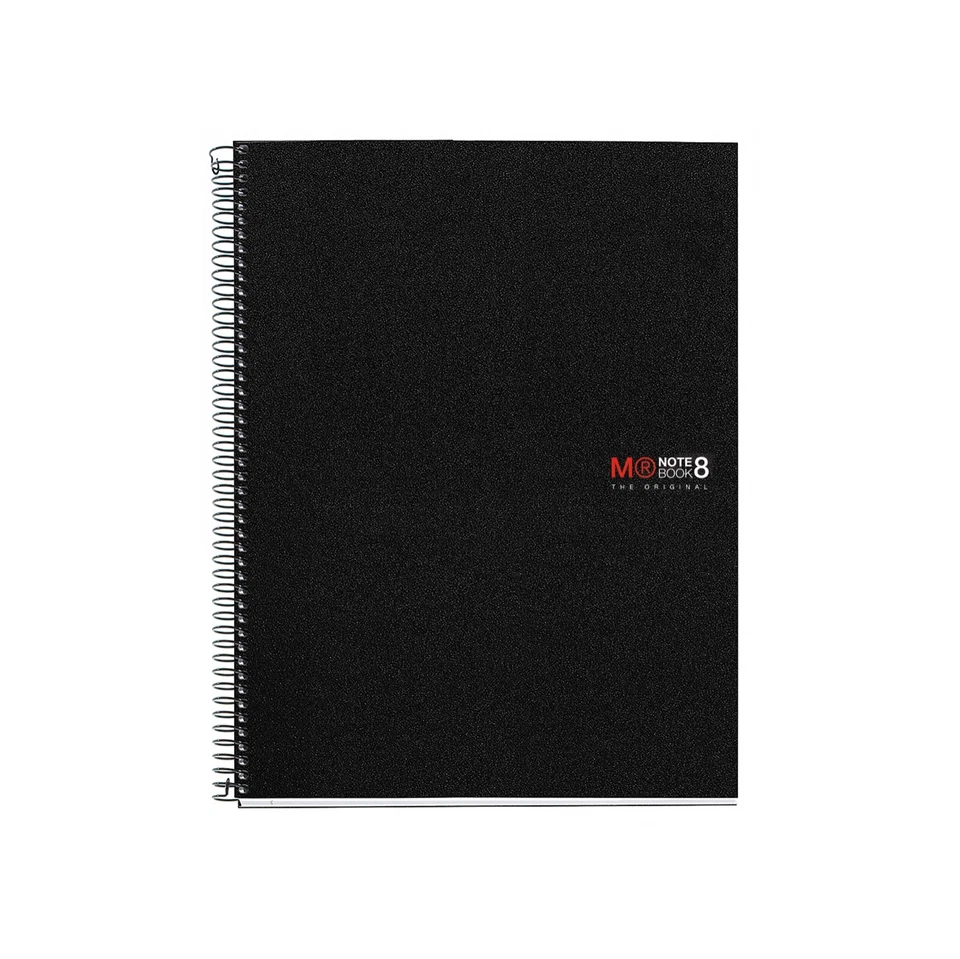 Miquelrius 8-subject Lined Poly Notebook 8.5 X 11 - Black - Image 1 of 1