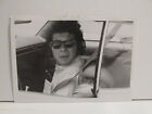1970S VINTAGE FOUND PHOTOGRAPH OLD PHOTO B&W JEWISH MAN CAR SUNGLASSES ODD FACE