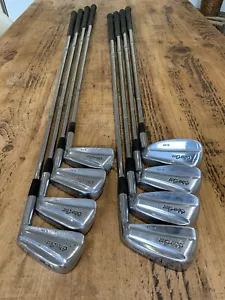 Ben Sayers Silver Crest Blades Iron Set 3-9 + SW / Vintage RARE / Right Handed R - Picture 1 of 10