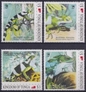 F-EX54494 TONGA MNH 2012 PERSONALICED FAUNA WILDLIFE IGUANA LIZARD REPTILS. - Picture 1 of 1