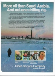 1979 Cities Service Company Alberta Canada Syncrude Oil Mine Project Citgo Ad - Picture 1 of 1