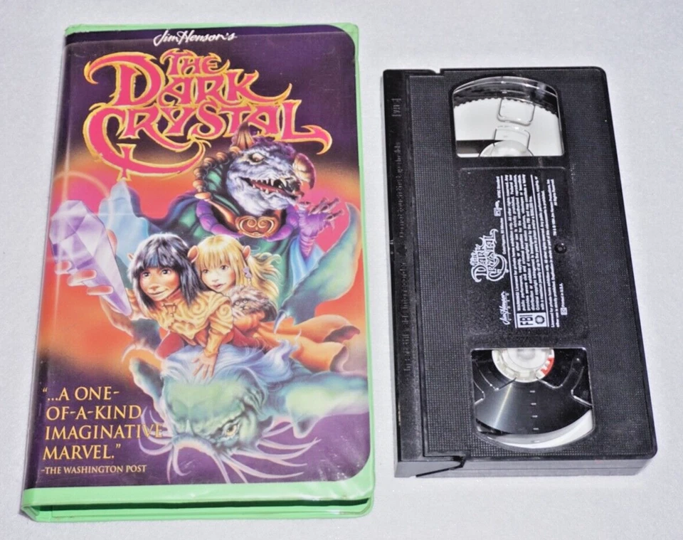 The Dark Crystal - Jim Henson VHS 1994 Family - TESTED Foto 1 de 1