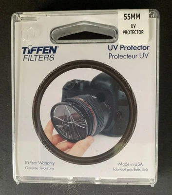 Tiffen Filters 55mm UV Protector New 91875 Camera Lens Filter - Image 1 of 2