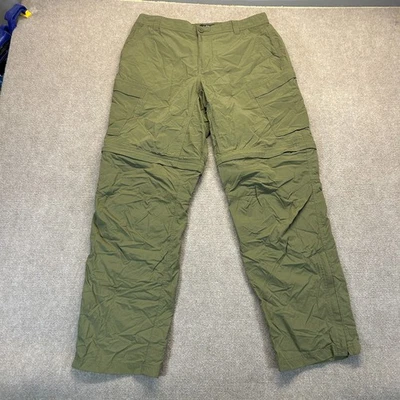 REI Co-op Sahara Convertible Pants Men's 34x32 Green Nylon Hike Outdoor - Image 1 of 4