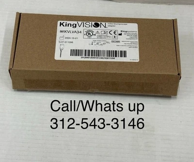 Ambu King Systems King VISION Laryngoscope Video Adapter For Adult Brand New