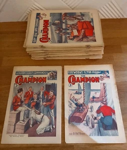 COMICS - Bundle Of X105 The Champion (Triumph) Old British Comics 1944-46 - Picture 1 of 5
