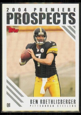 2004 Topps Premiere Prospects Ben Roethlisberger Rookie #PP1 - Image 1 of 2