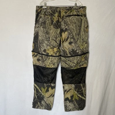 男式 XL Mossy Oak 分手裤迷彩可拆卸裤子狩猎户外 — 第 1/4 张图片