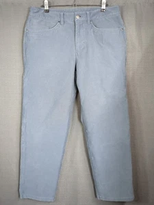 LULULEMON Mens ABC Relaxed-Fit Crop Pant *Utilitech Men's Size 32 Blue LM5AHOS - Picture 1 of 8