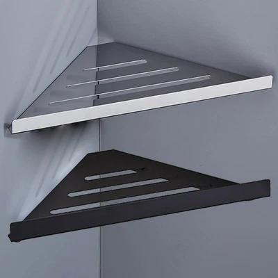 Bathroom Corner Shower Shelf No Drilling Corner Shower Caddy Stainless Steel New