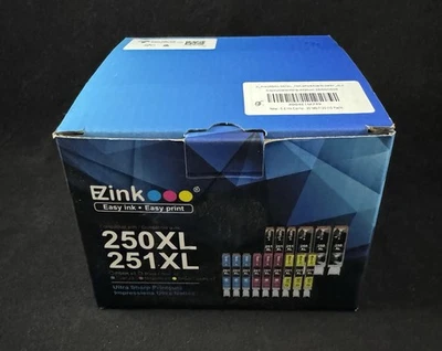 EZink 250XL 251XL 15-pack Printer Ink Cartridges - Image 1 of 4