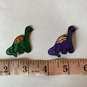 "Juego de 2 parches de hierro de dinosaurio de 1,5""" - Imagen 1 de 1