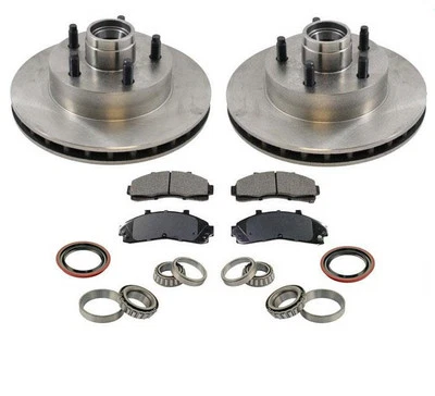 Fits 95-97 Ford Ranger Rear Wheel Drive Brake Rotors Pads Bearings Rear ABS - Image 1 of 4