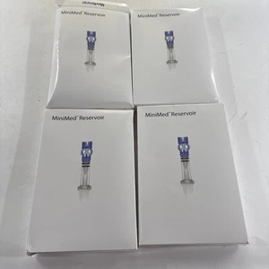 4 Boxes 3ml 10 Ct Each Mini Med Reservoirs Exp 2023 3 Sealed One Opened - Picture 1 of 1