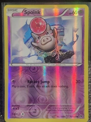 Spoink Reverse Holo Common XY - Fates Collide 30/124 LP - Image 1 of 2