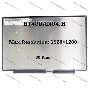 B140UAN04.H 14.0'' Laptop 1920×1200 16:10 LCD-Schirm EDP Panel Matrix 30 Pins - Bild 1 von 2