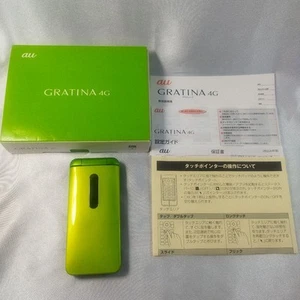 KYOCERA GRATINA 4G KYF31 Android Flip Phone Green Japan USED - Afbeelding 1 van 10