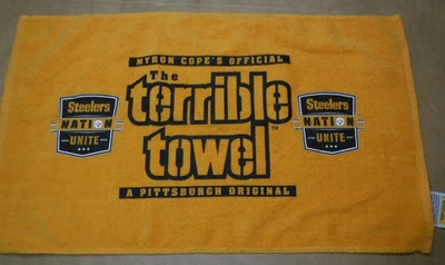 PITTSBURGH STEELERS TERRIBLE MYRON COPE STEELERS NATION UNITE TOALLA Foto 1 de 4