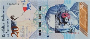 BANKSY * 20 Bolivares * Echte Banknote * Dismaland 2015 * Zertifikat * Stempel - Picture 1 of 10