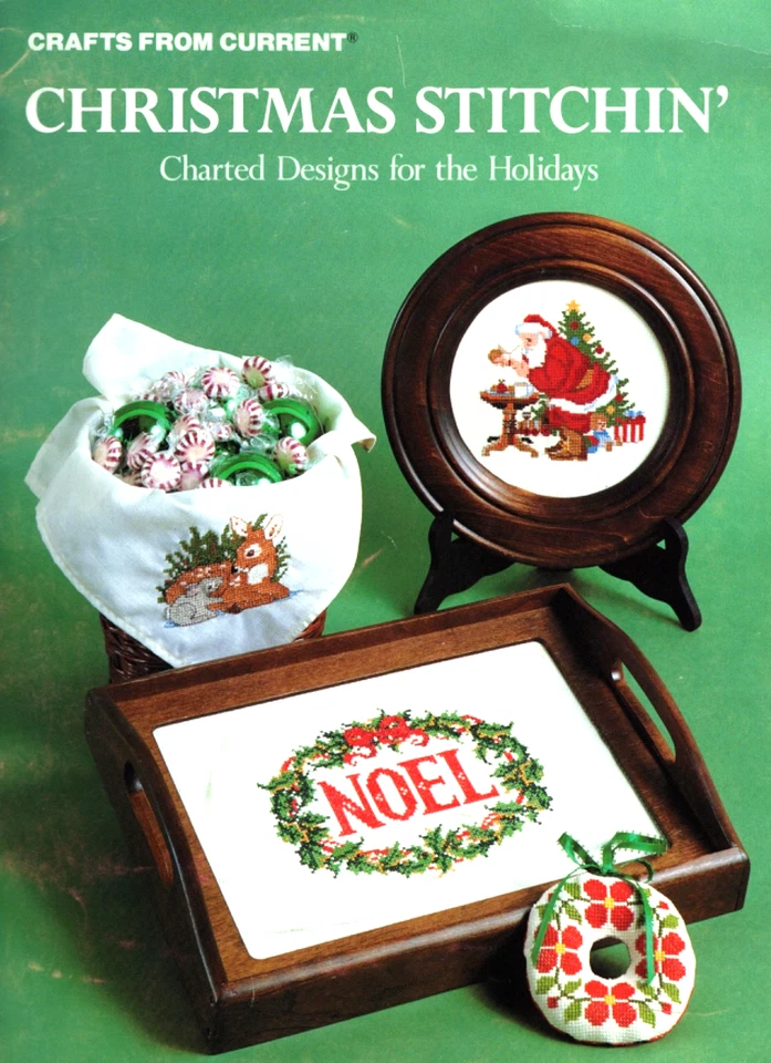 Christmas Stitchin' Cross Stitch Needlepoint Patterns by Current - Image 1 of 4