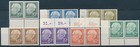 Bund Heuss 1956** waagerechte Paare Michel 259-265 x w (S26900)