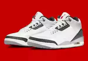 Nike Air Jordan 3 Retro Men’s Shoes Cement Grey White Sz10 CT8532 106 - Picture 1 of 9
