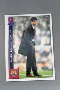 Frank Rijkaard Nº4 Error Chrome Football Chips Link 2006 Barcelona Mundicromo - Picture 1 of 2