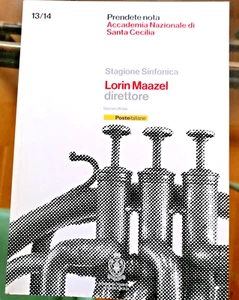 2014 MUSICA CLASSICA S CECILIA PROGRAMMA SALA LORIN MAAZEL MUSIC FRANCK RESPIGHI - Imagen 1 de 3