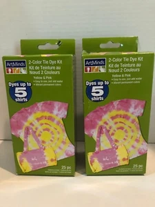 Paquete de 2 manualidades de verano ArtMinds 2 colores tie dye kit - Imagen 1 de 4