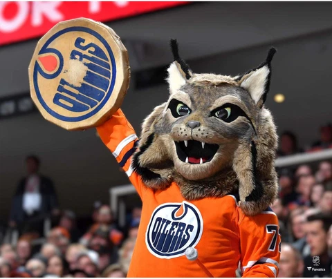 Hunter Edmonton Oilers Unsigned Crowd Celebration Photograph Cover