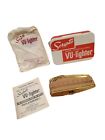 NEW Vintage  Lighter BEER Label in SCRIPTO Lighter Tin Metal Box Contents Notice