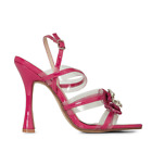 I Saw It First Diamante Bow Strappy Heel Sandals Pink UK 3 EUR 36 *REFSSS1
