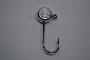 1/16 FREE STYLE PILL HEAD JIG HEAD  #6  BLACK MUSTAD 32570 J  HOOK JIG TYING 100 - Picture 1 of 1